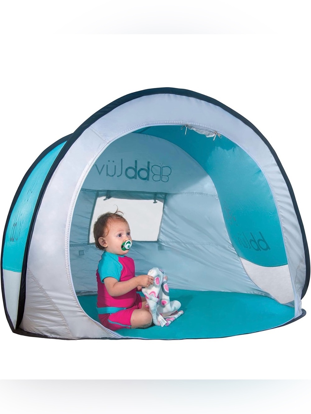 Blue Kids Pop-Up Play Tent - Portable Beach & Indoor Shelter